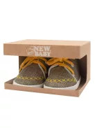 Baba tornacipő New Baby jeans mustard 0-3 h
