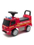Zenélő bébitaxi Mercedes Baby Mix TŰZOLTÓAUTÓ piros