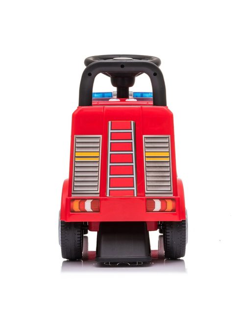Zenélő bébitaxi Mercedes Baby Mix TŰZOLTÓAUTÓ piros