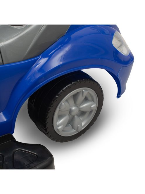 Bébitaxi tolókarral 3az1-ben Baby Mix Mega Car kék