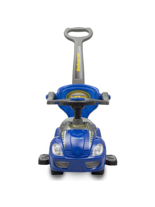 Bébitaxi tolókarral 3az1-ben Baby Mix Mega Car kék