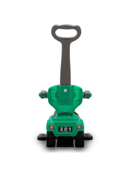 Bébitaxi tolókarral 3az1-ben Baby Mix Mega Car zöld