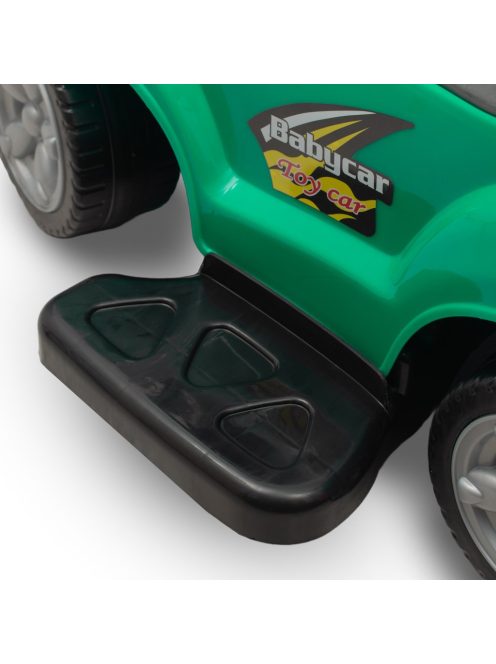 Bébitaxi tolókarral 3az1-ben Baby Mix Mega Car zöld