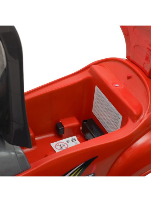 Bébitaxi tolókarral 3az1-ben Baby Mix Mega Car piros