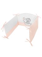 6-részes ágyneműhuzat Belisima Cute Mouse 100x135 rózsaszín