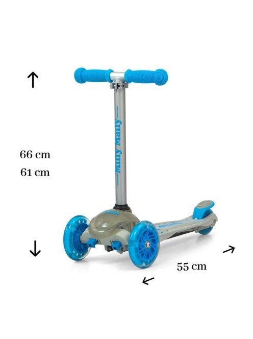 Gyerek roller Milly Mally Scooter Zapp grey