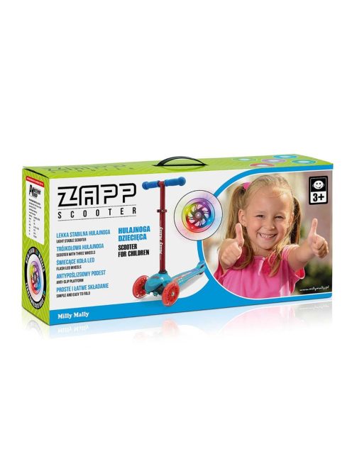 Gyerek roller Milly Mally Scooter Zapp grey
