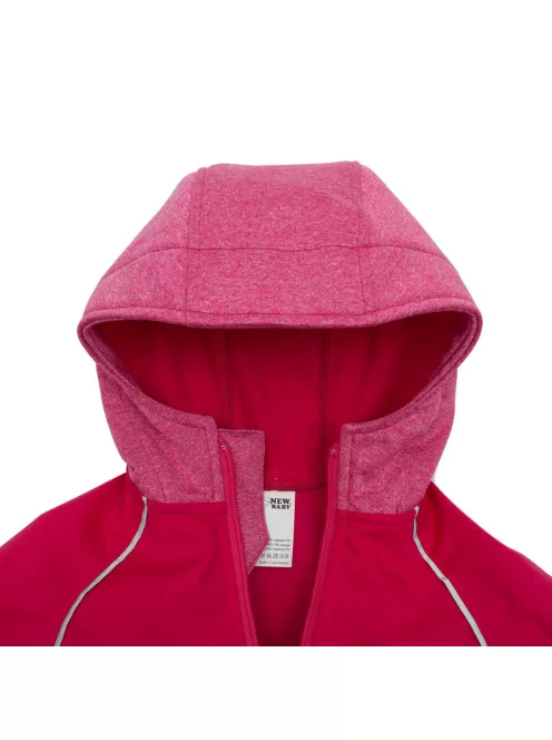 Softshell baba kabát New Baby rózsaszín