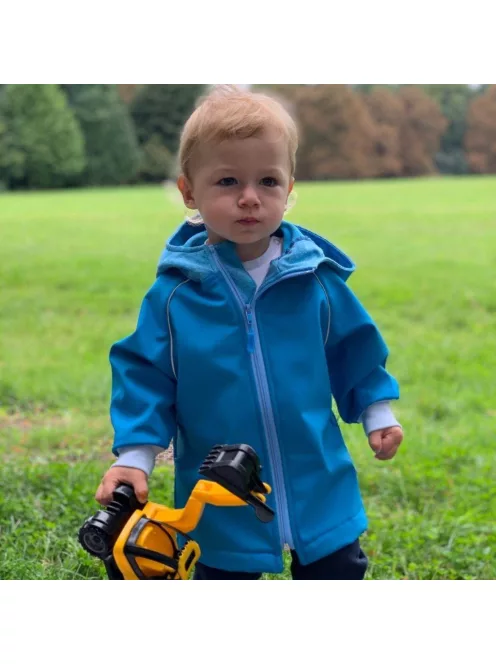 Softshell baba kabát New Baby kék