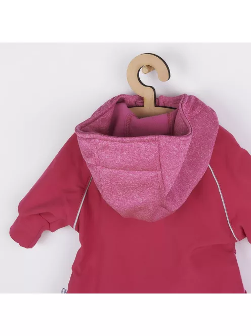 Softshell baba kabát New Baby rózsaszín