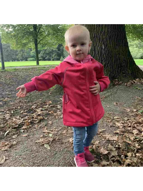 Softshell baba kabát New Baby rózsaszín