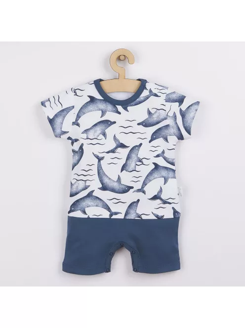 Baba pamut nyári kezeslábas Nicol Dolphin