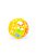 Interaktív világító és zenélő csörgő Labda Baby Mix sárga