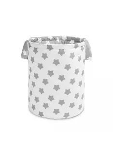 Játéktároló kosár Sensillo Csillagok szürke