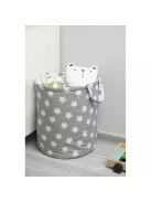 Játéktároló kosár Sensillo Csillagok szürke