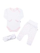 3-részes pamut együttes New Baby Lili