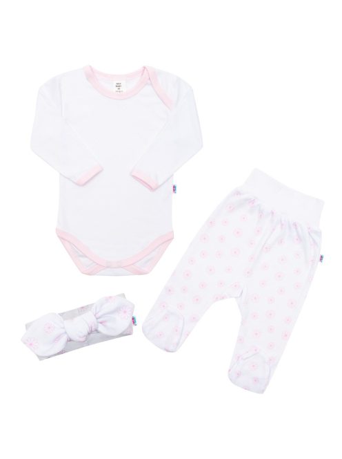 3-részes pamut együttes New Baby Lili