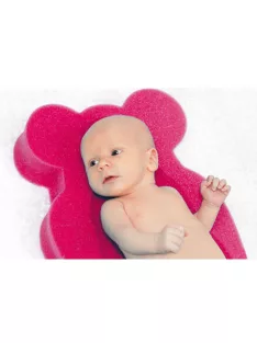Hab alátét maxi New Baby BASIC piros medve