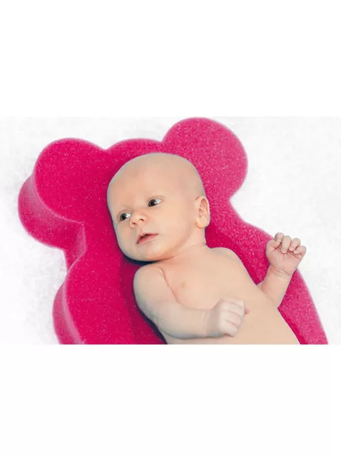 Hab alátét maxi New Baby BASIC piros medve