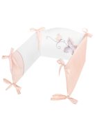 5-részes ágyneműhuzat Belisima Butterfly 100/135 rózsaszín