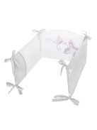 6-részes ágyneműhuzat Belisima Butterfly 100/135 szürke
