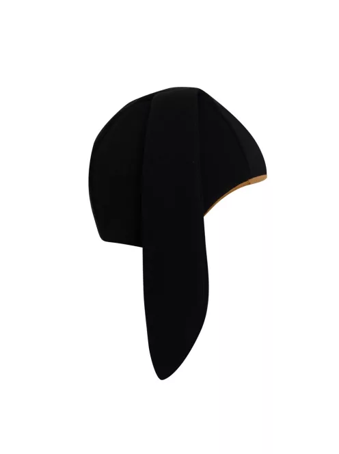 Baba pamut sapka fülekkel New Baby Favorite fekete