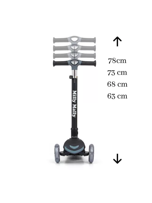 Gyerek roller Milly Mally Scooter Boogie fekete