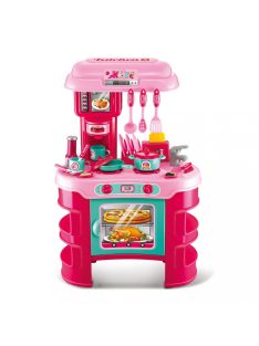 Gyermek konyha Little Chef Baby Mix rózsaszín 32 db