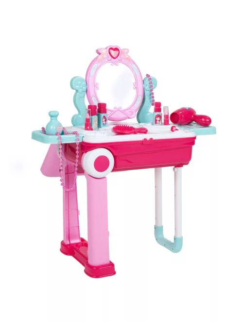 Gyermek fésülködő asztal kofferban 2az1-ben Baby Mix