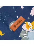 Játéktároló kosár Sensillo rókák sötétkék