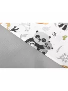 Sensillo játékkosár Medium szürke állatok