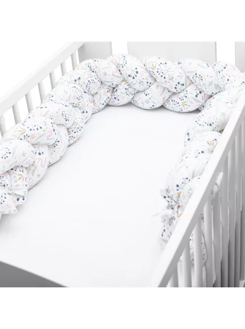 Védő fonott rácsvédő kiságyba New Baby Áfonya