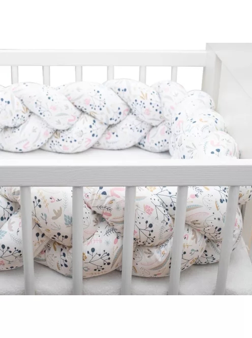 Védő fonott rácsvédő kiságyba New Baby Áfonya