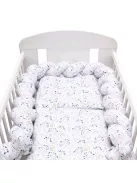 Védő fonott rácsvédő kiságyba New Baby Áfonya