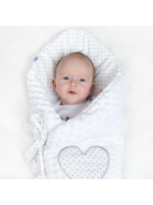 Luxus megkötős pólya Minka New Baby Áfonya 75x75 cm