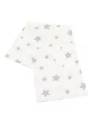 Pamut  tetra fürdőlepedő New Baby Softy 90 x 110 cm 2 db szürke fehér