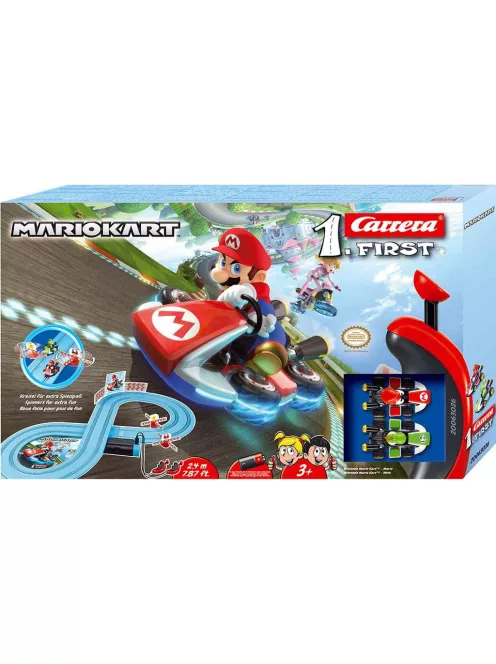 Autópálya Carrera FIRST Nintendo Mario Kart™- Mario and Yoshi 2,4 m