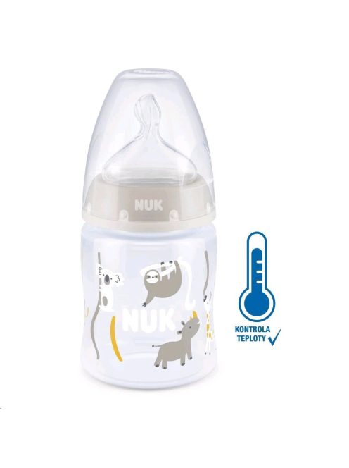 Baba cumisüveg NUK First Choice Temperature Control 150 ml beige