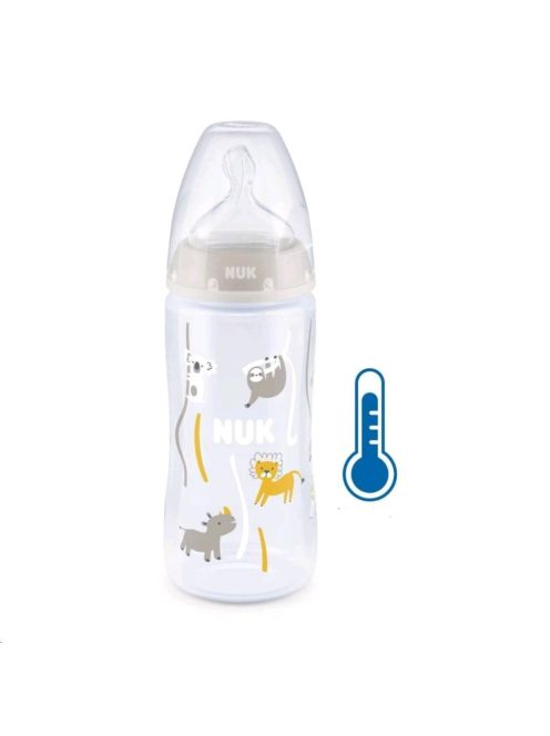 NUK FC+Temperature Control cumisüveg 300 ml BOX-Flow Control szívófej beige