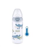 NUK FC+Temperature Control cumisüveg 300 ml BOX-Flow Control szívófej blue