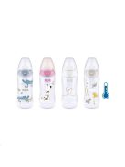 NUK FC+Temperature Control cumisüveg 300 ml BOX-Flow Control szívófej blue
