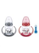 Baba tanuló itatópohár NUK Disney Mickey hőmérséklet jelzővel 150 ml piros