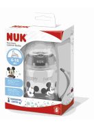Baba tanuló itatópohár NUK Disney Mickey hőmérséklet jelzővel 150 ml szürke