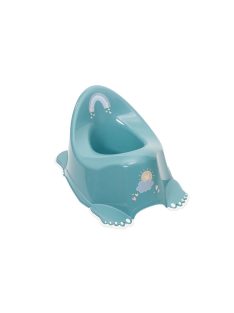 Zenélő gyerek csúszásmentes bili METEO türkiz