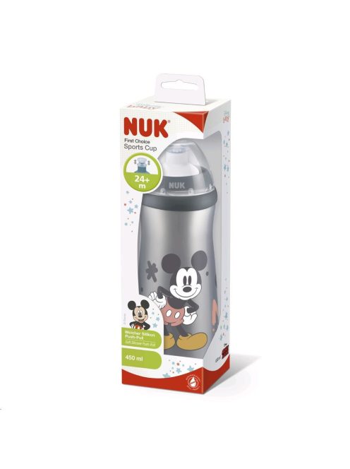 Gyermek sport itatópohár NUK Sports Cup Disney Mickey 450 ml red