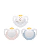 NUK Star baba cumi latex 0–6 h, rózsaszín