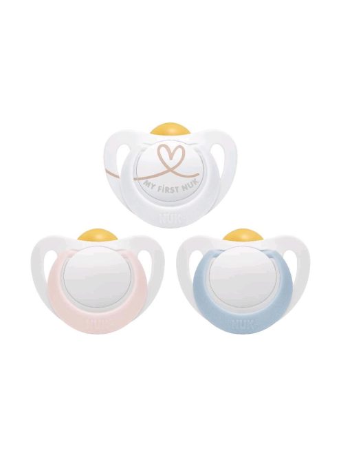 NUK Star baba cumi latex 0–6 h, rózsaszín