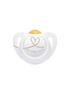 NUK Star baba cumi latex 0–6 h, szívet