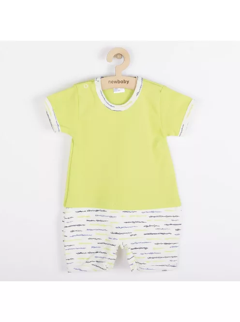 Baba pamut nyári kezeslábas New Baby Summertime fiú