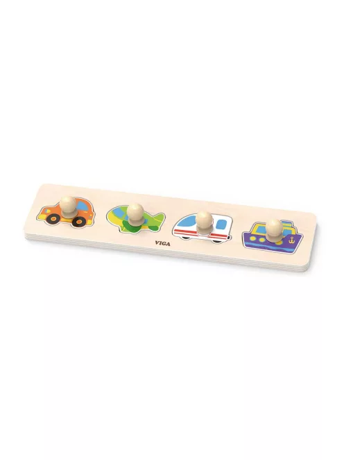 Fa fogantyús formaberakó puzzle Viga Szállítás